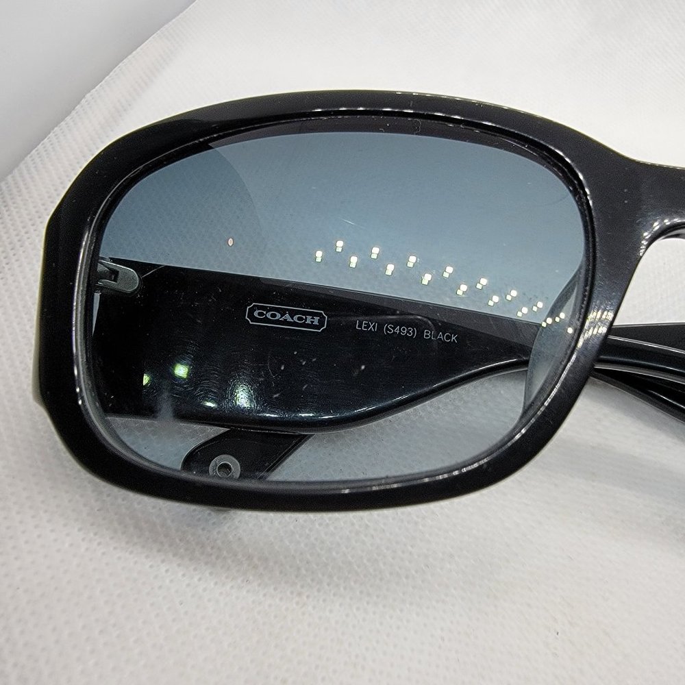 *SOLD* COACH S493 LEXI Black Sunglasses w/ Case - Picture 11 of 12